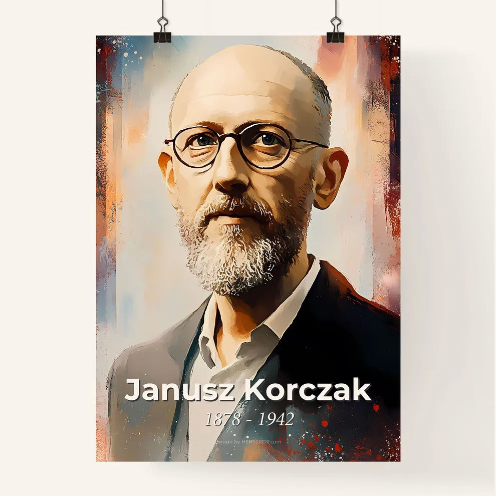 Portrait of Janusz Korczak Poster