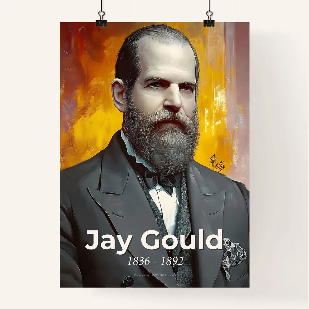 Portrait of Jay Gould Poster