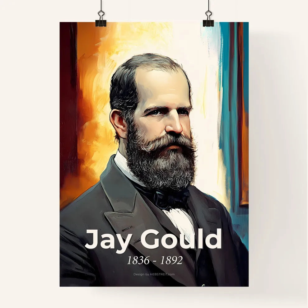 Portrait of Jay Gould Poster