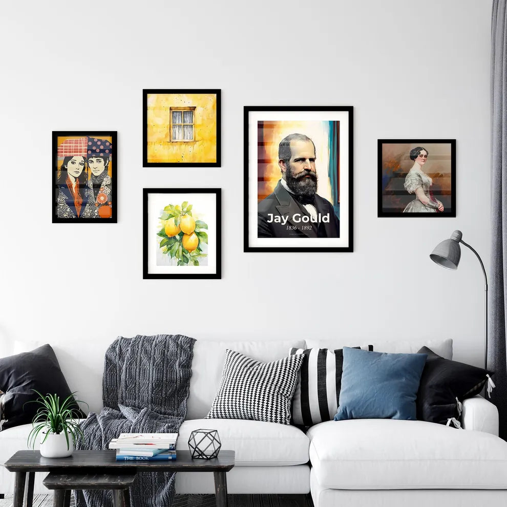 Portrait of Jay Gould Wall Art