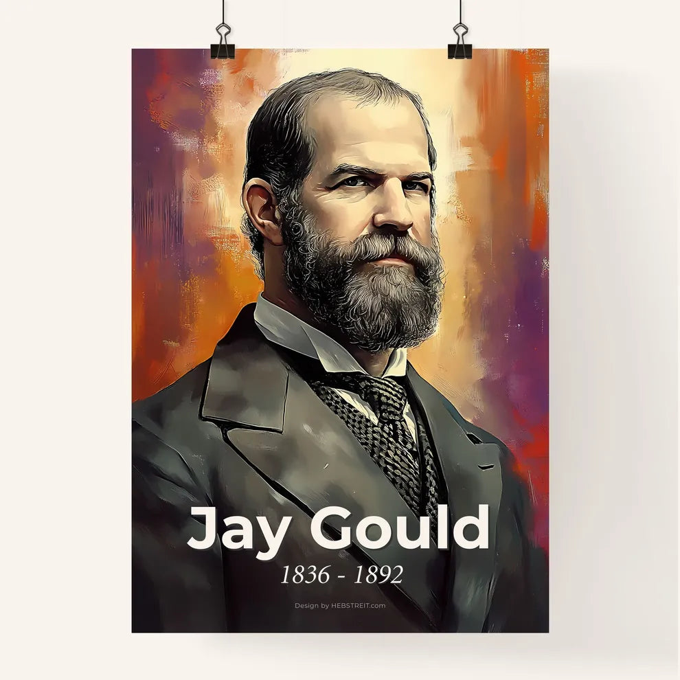 Portrait of Jay Gould Poster