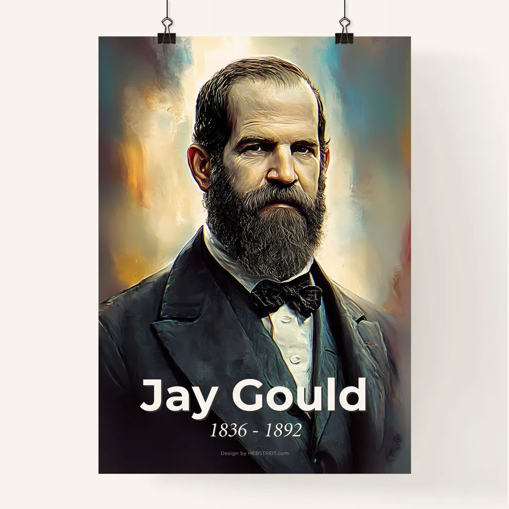 Portrait of Jay Gould Poster