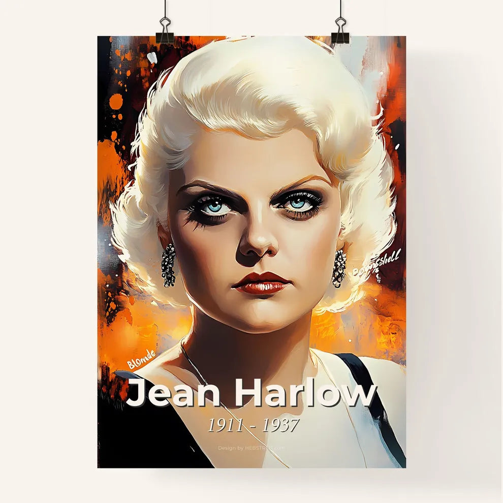 Portrait of Jean Harlow Poster