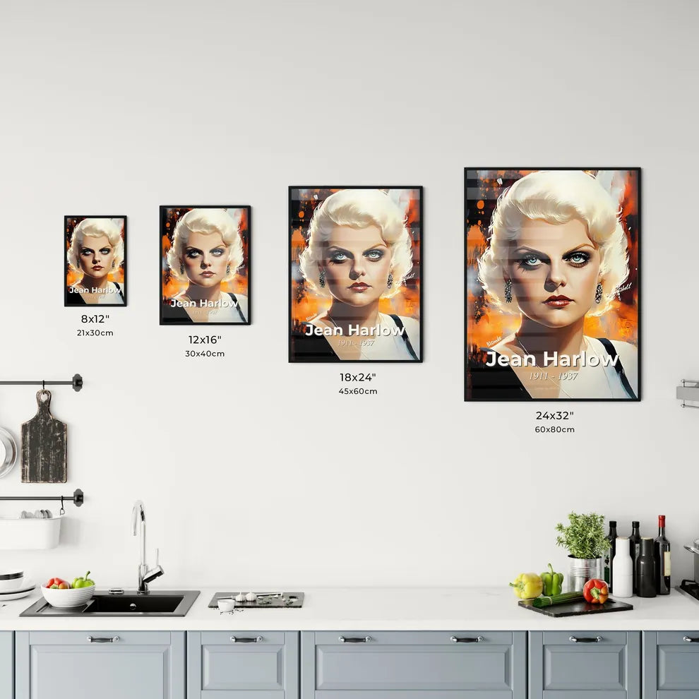 Portrait of Jean Harlow - Kitchen Hangings