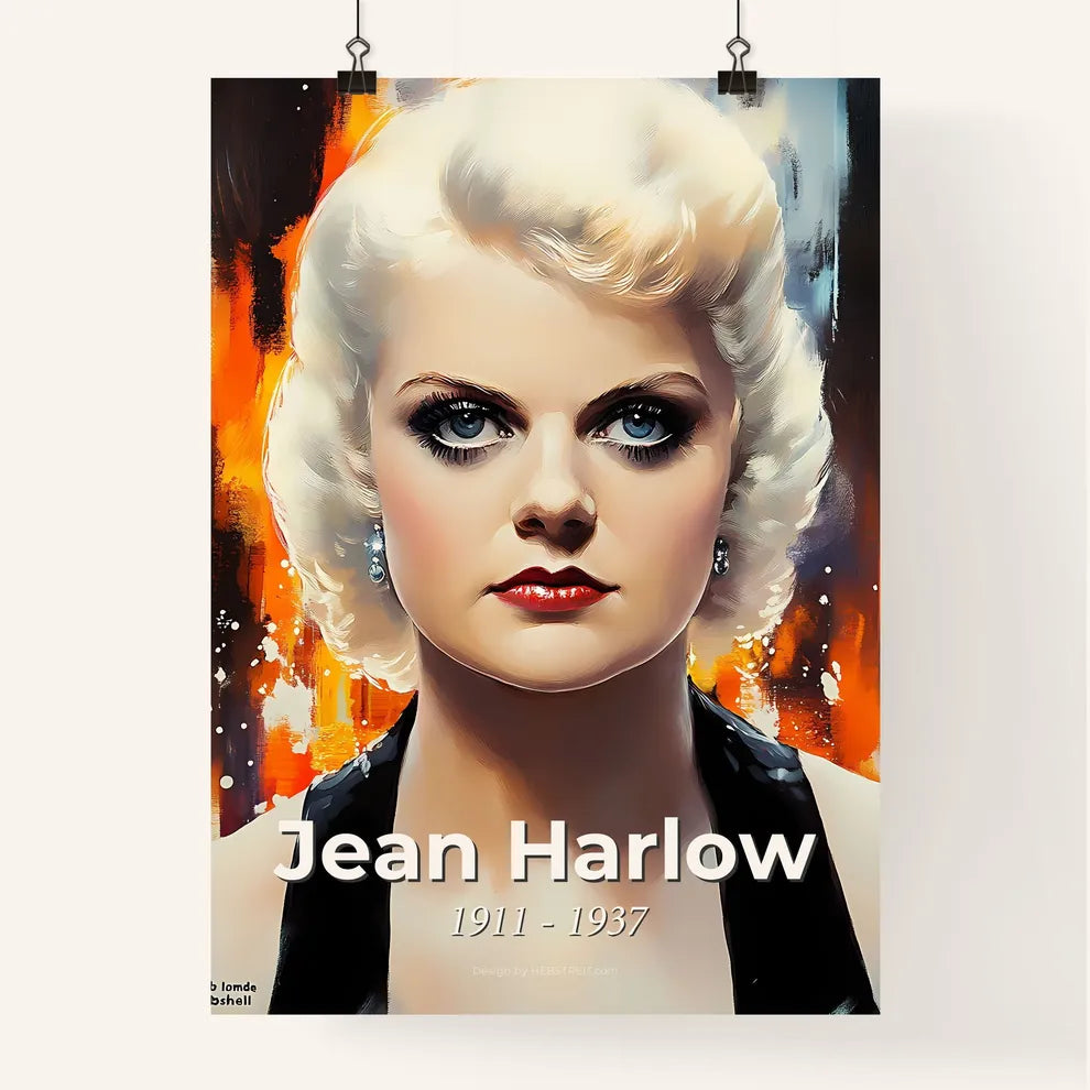 Portrait of Jean Harlow Poster