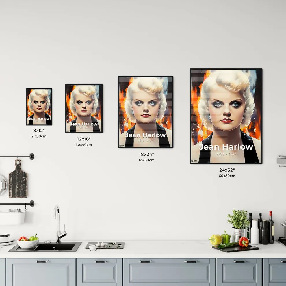 Portrait of Jean Harlow - Kitchen Hangings