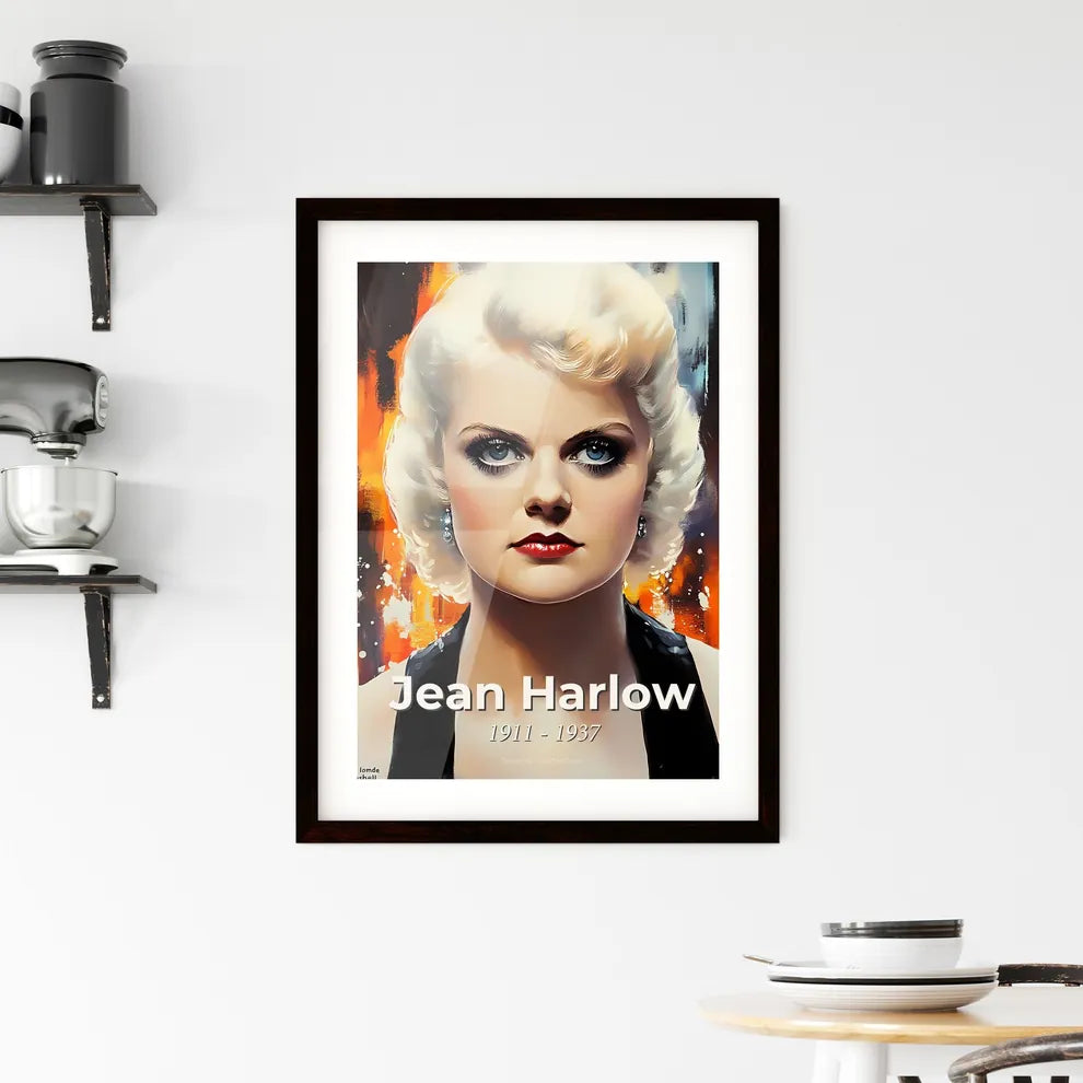 Portrait of Jean Harlow Framed Print