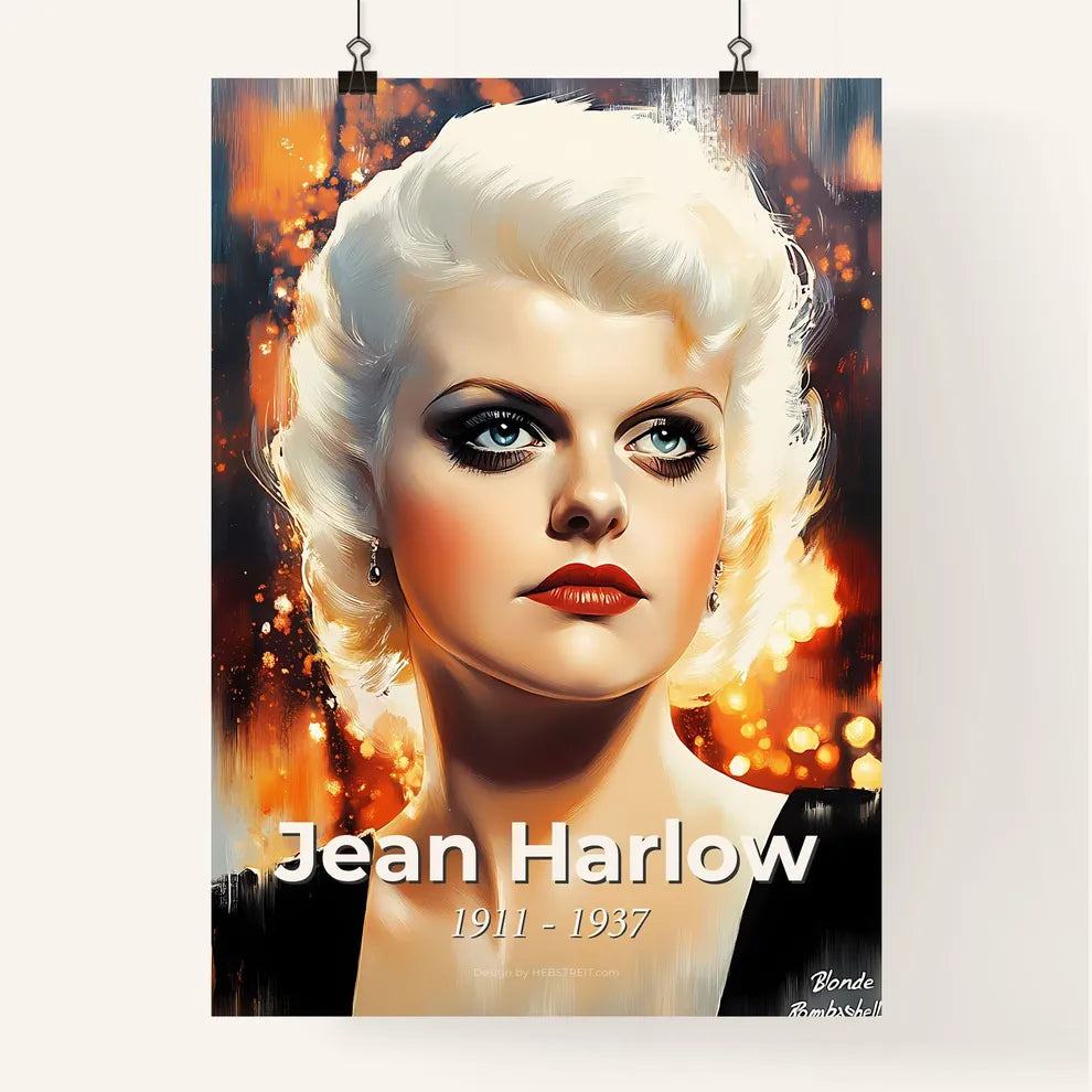 Portrait of Jean Harlow Poster