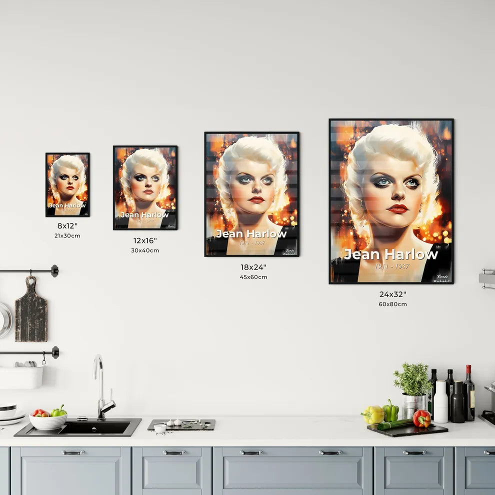 Portrait of Jean Harlow - Kitchen Hangings