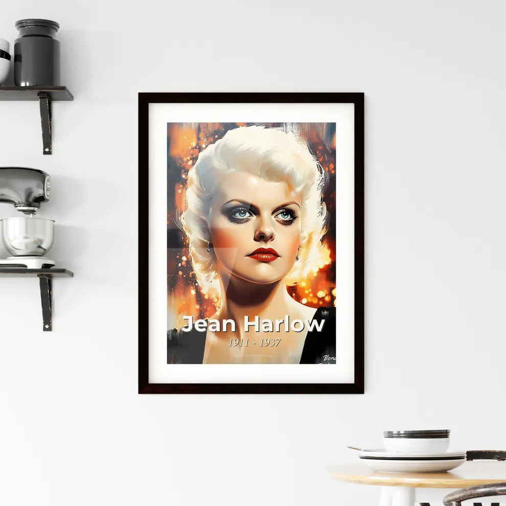 Portrait of Jean Harlow Framed Print