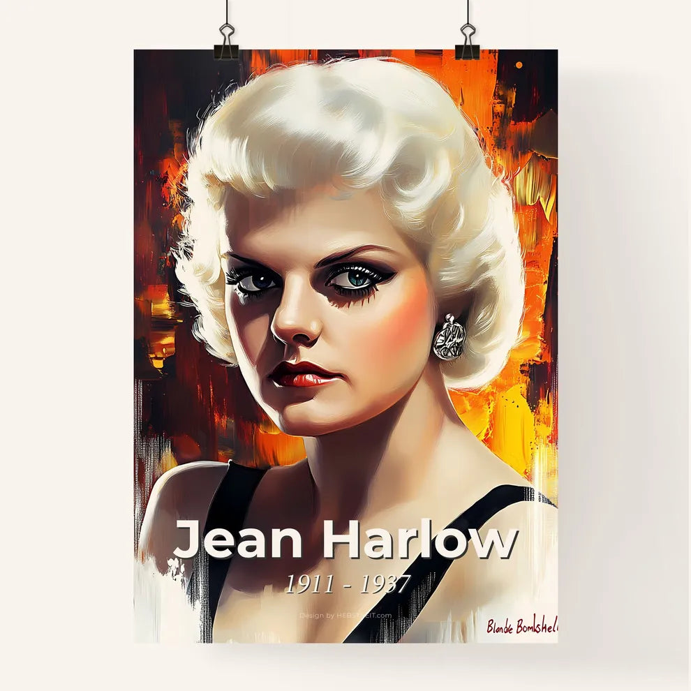 Portrait of Jean Harlow Poster