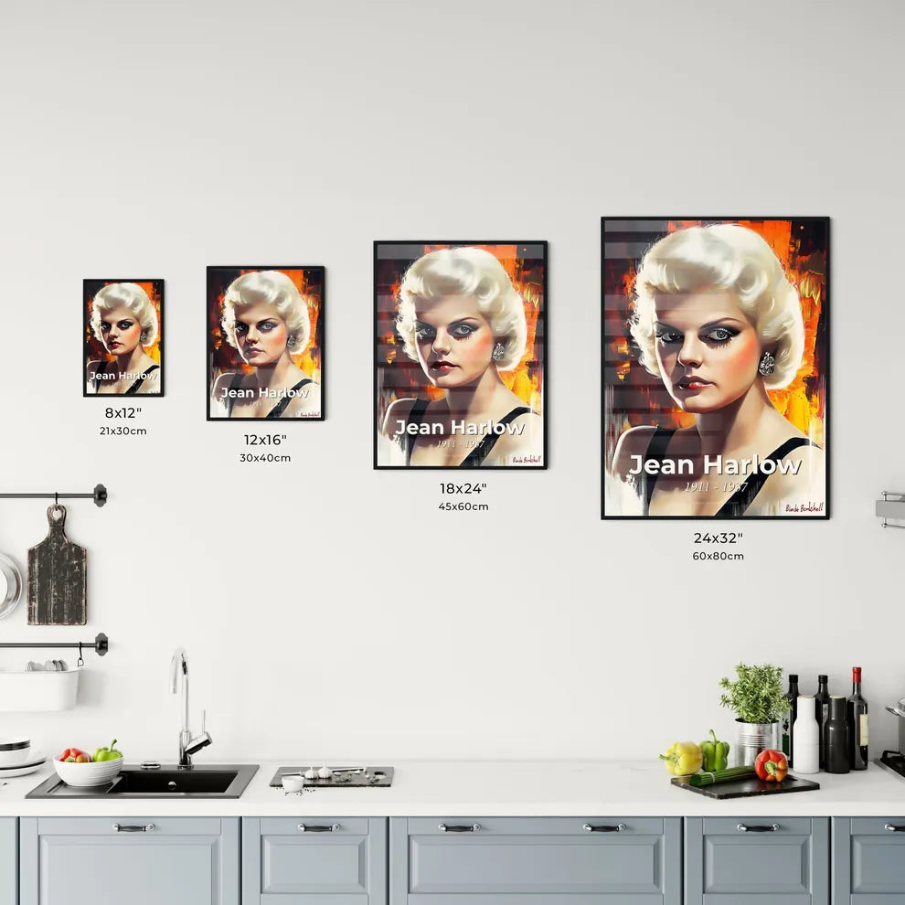 Portrait of Jean Harlow - Kitchen Hangings