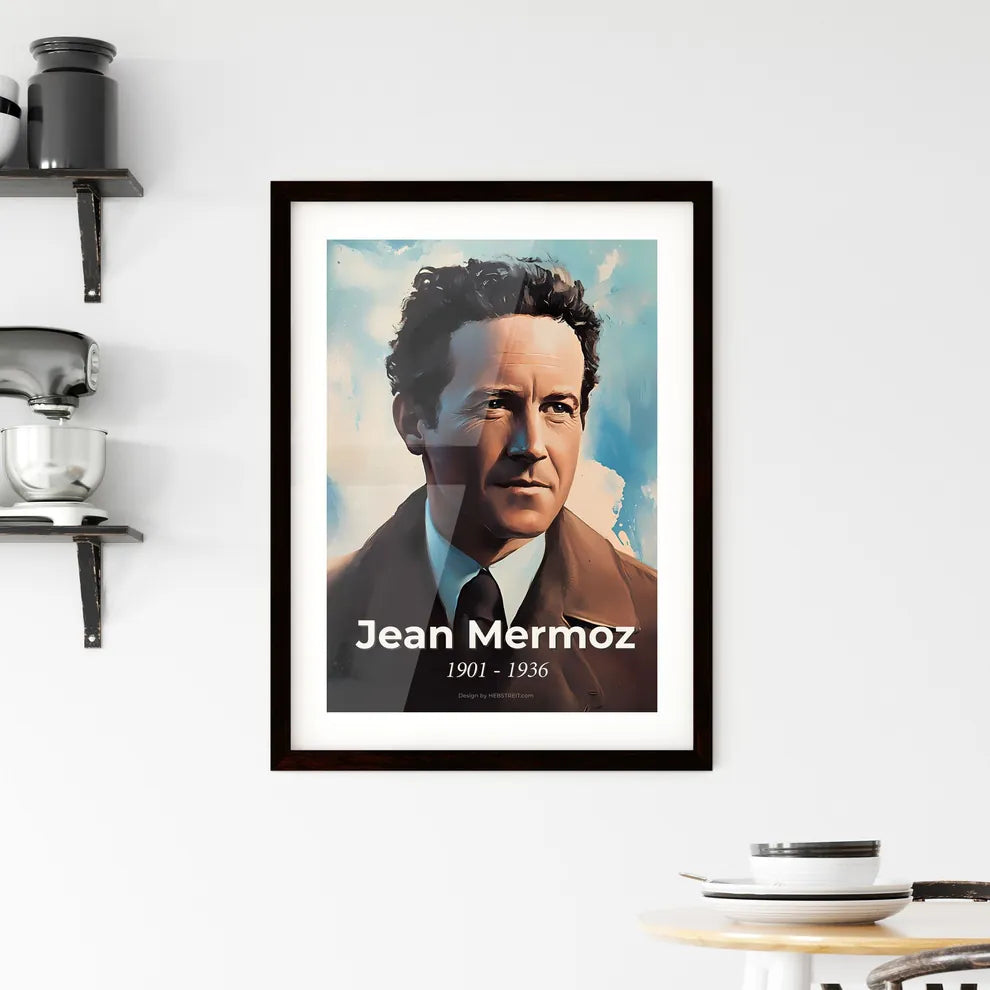 Portrait of Jean Mermoz Hangings