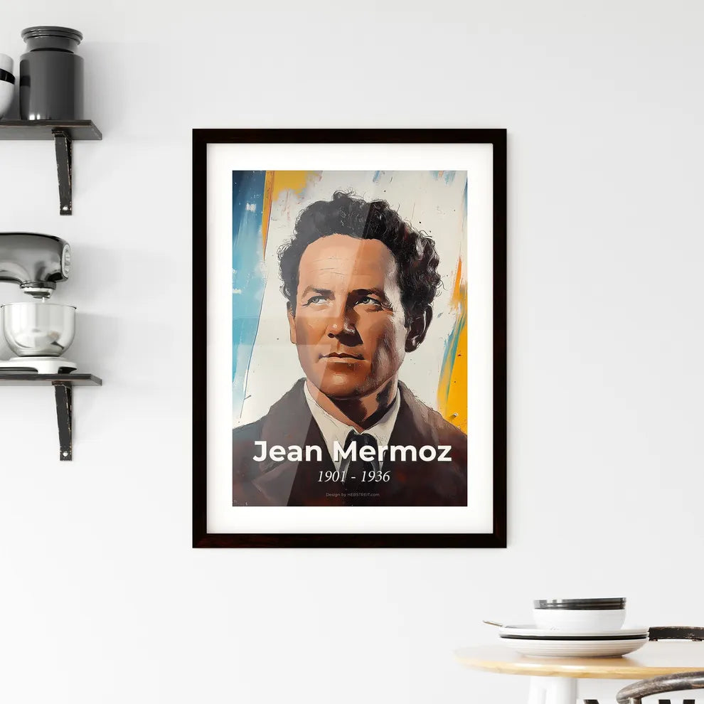 Portrait of Jean Mermoz Hangings