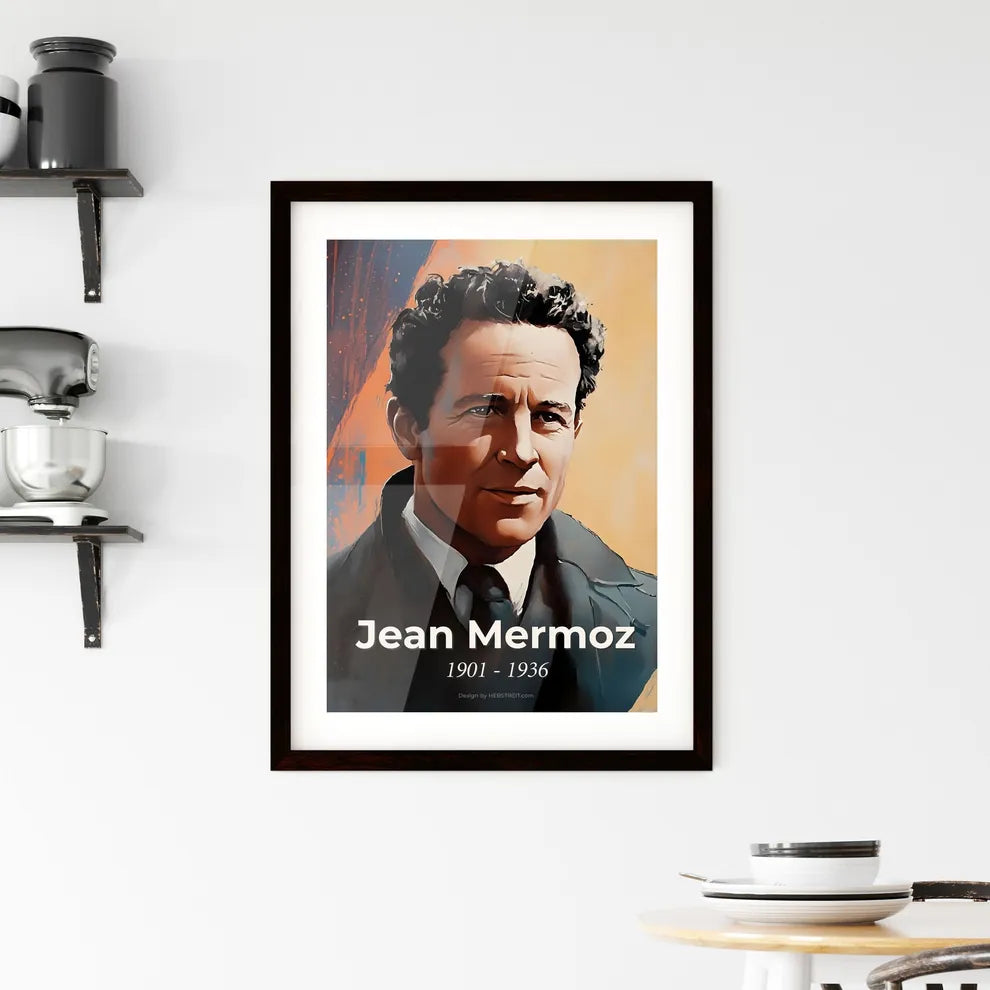 Portrait of Jean Mermoz Hangings