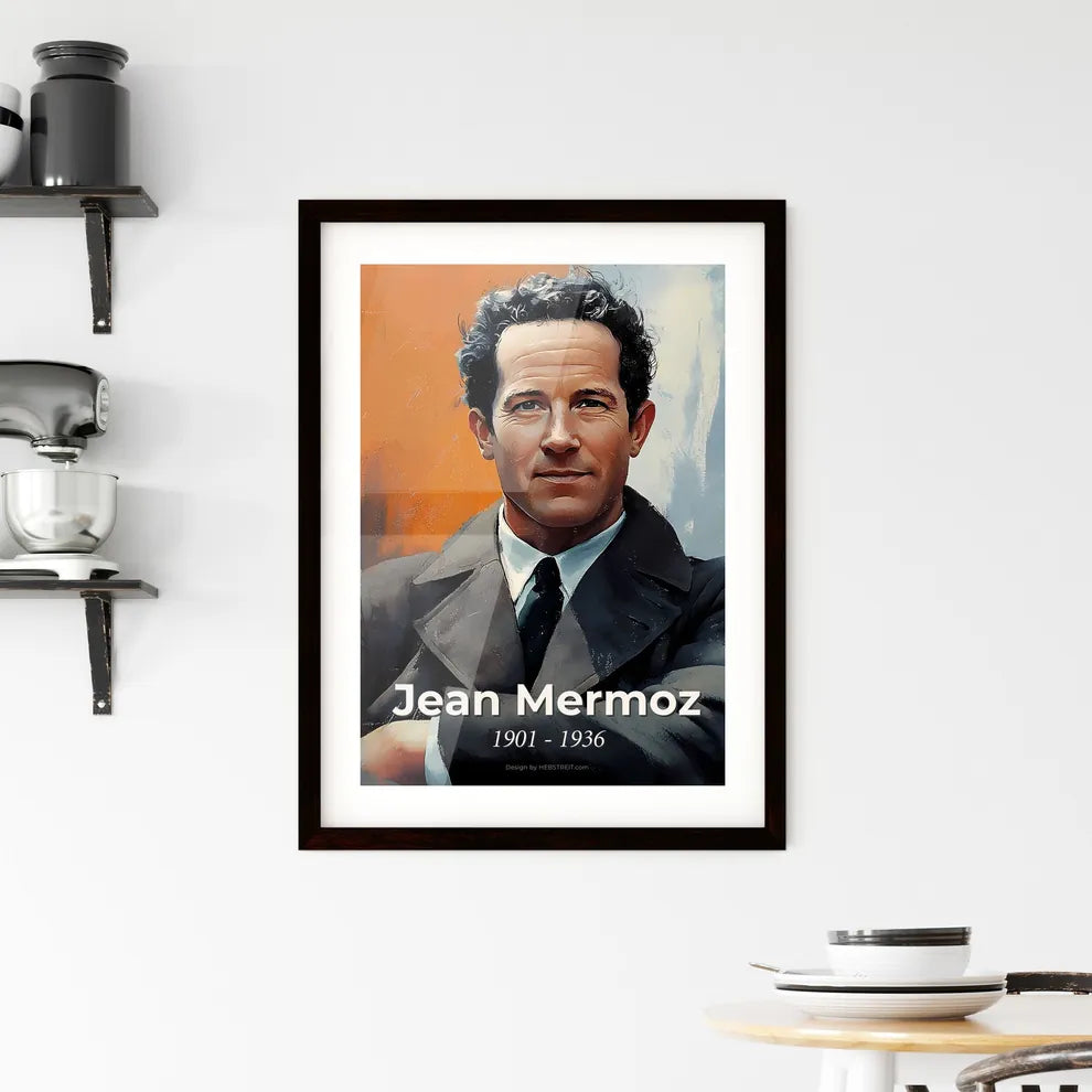 Portrait of Jean Mermoz Hangings