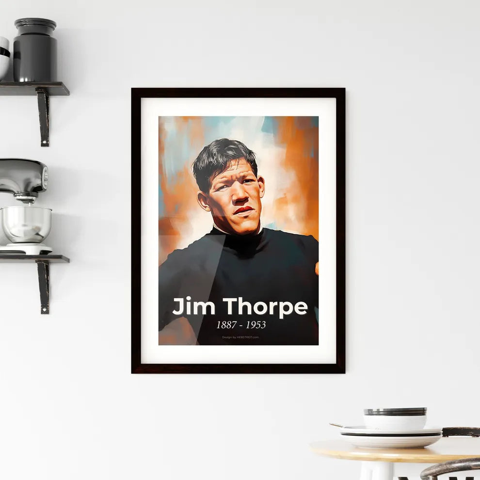 Portrait of Jim Thorpe Hangings