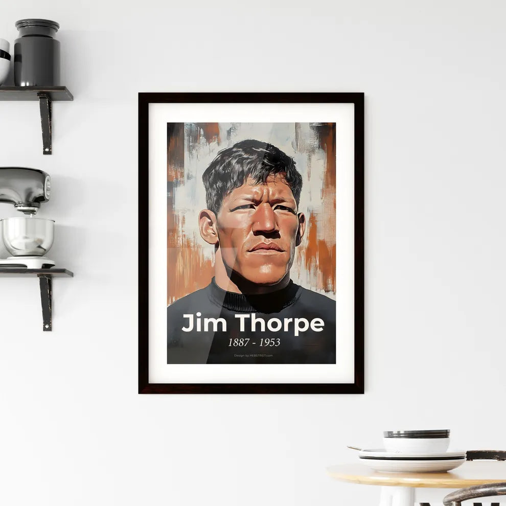 Portrait of Jim Thorpe Hangings