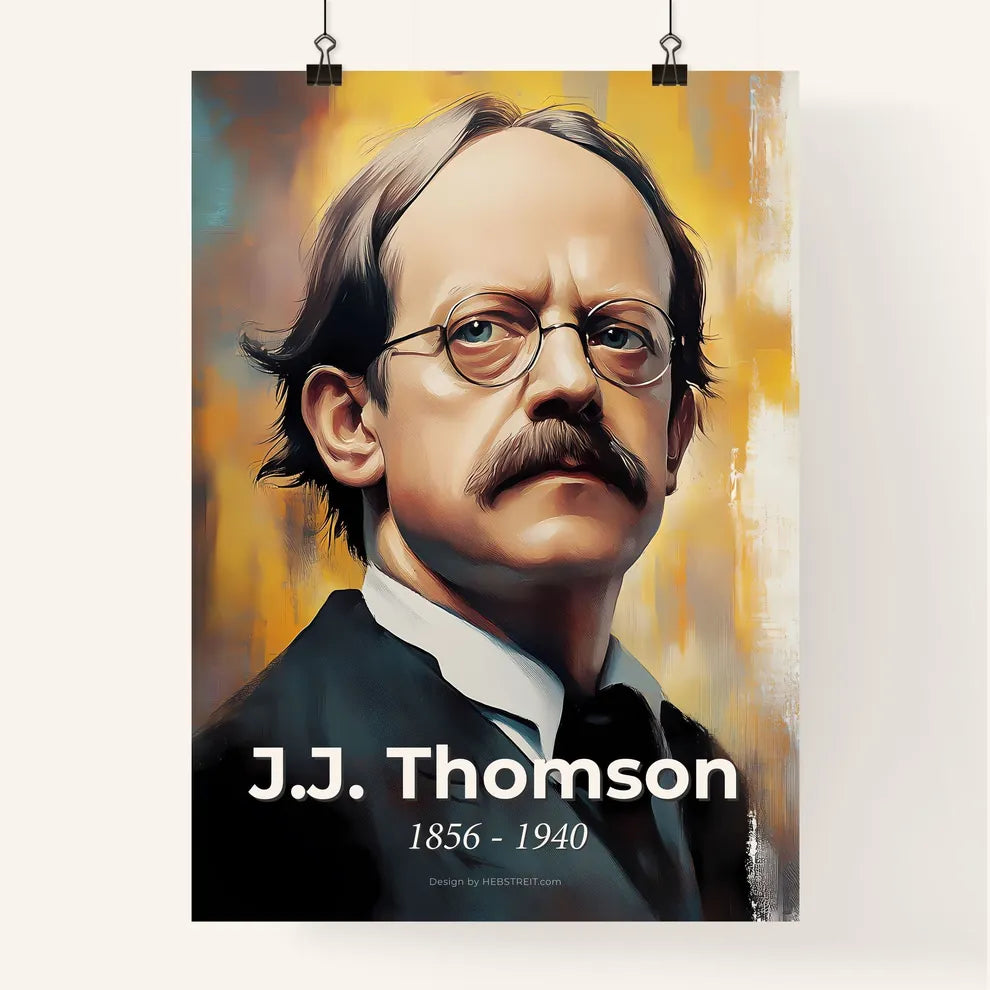Portrait of J.J. Thomson Poster