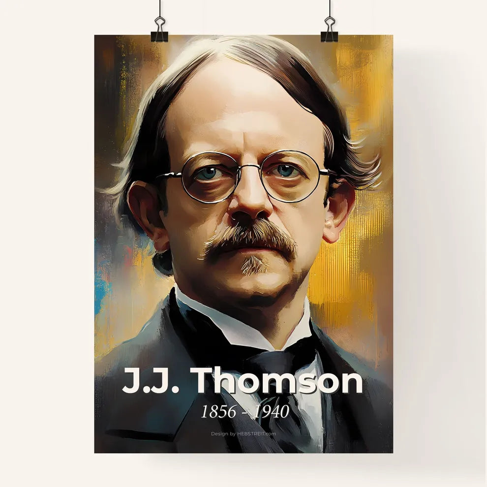 Portrait of J.J. Thomson Poster