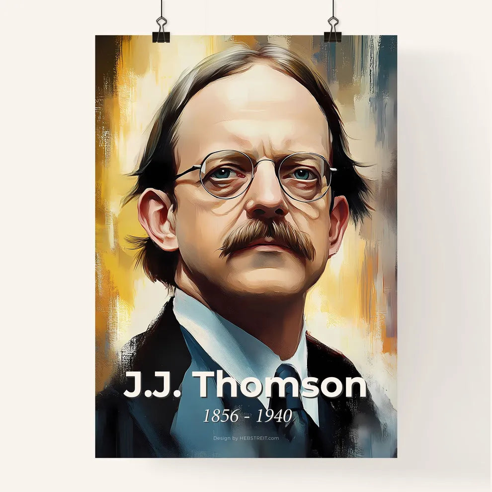 Portrait of J.J. Thomson Poster