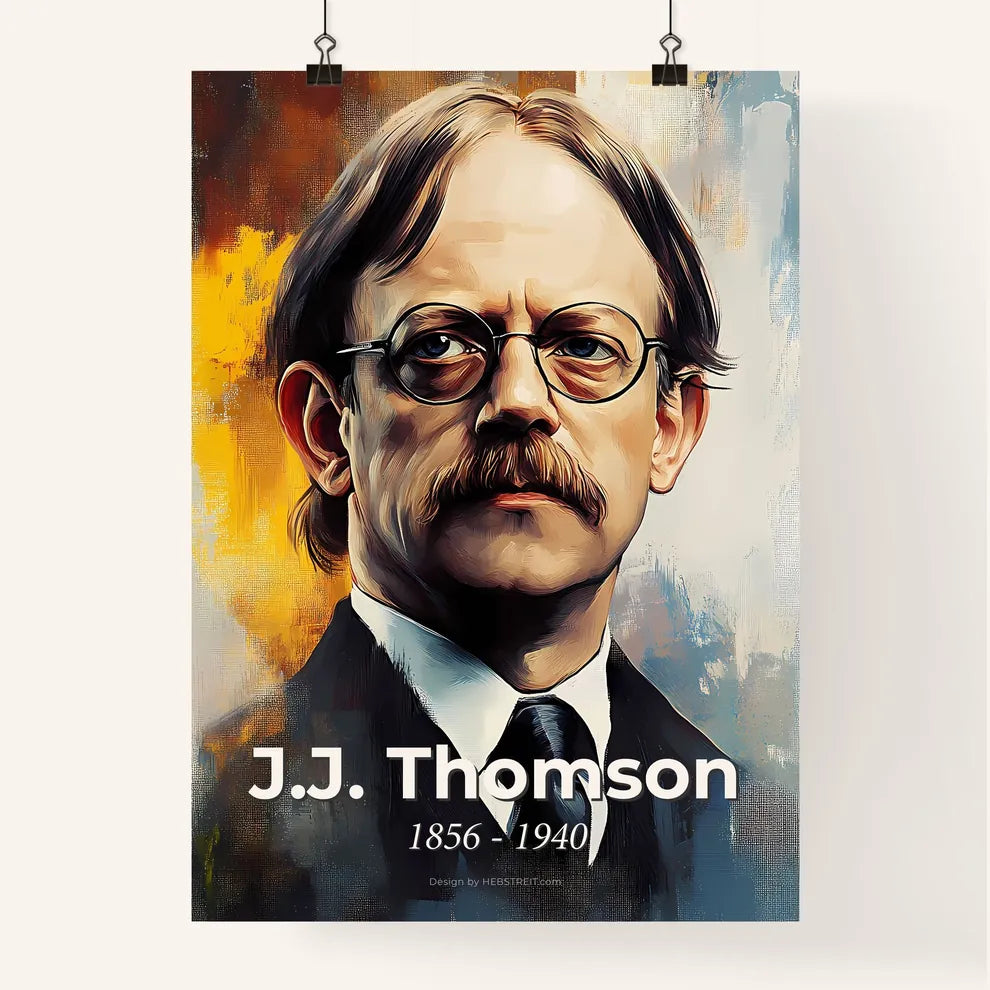 Portrait of J.J. Thomson Poster
