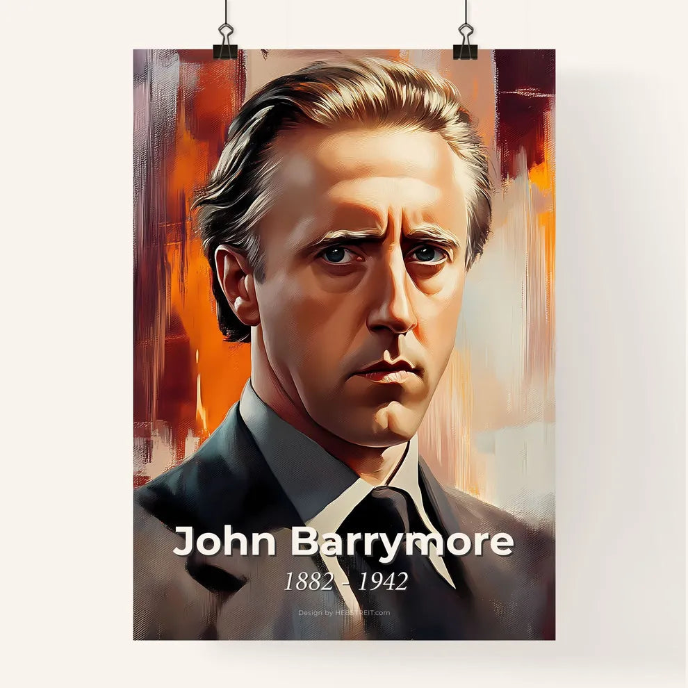 Portrait of John Barrymore Poster