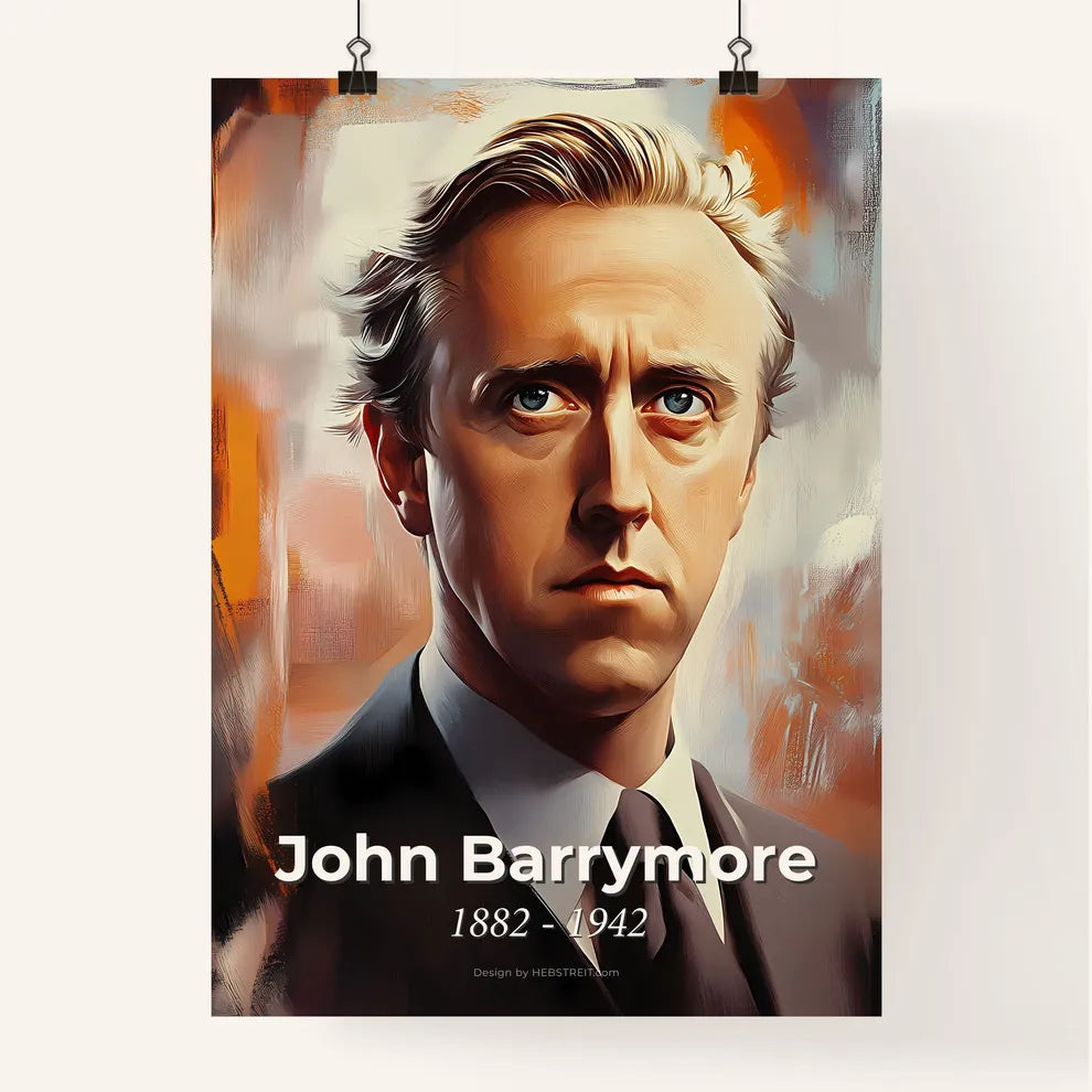 Portrait of John Barrymore Poster