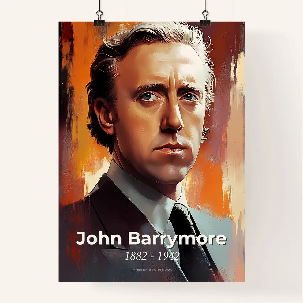 Portrait of John Barrymore Poster