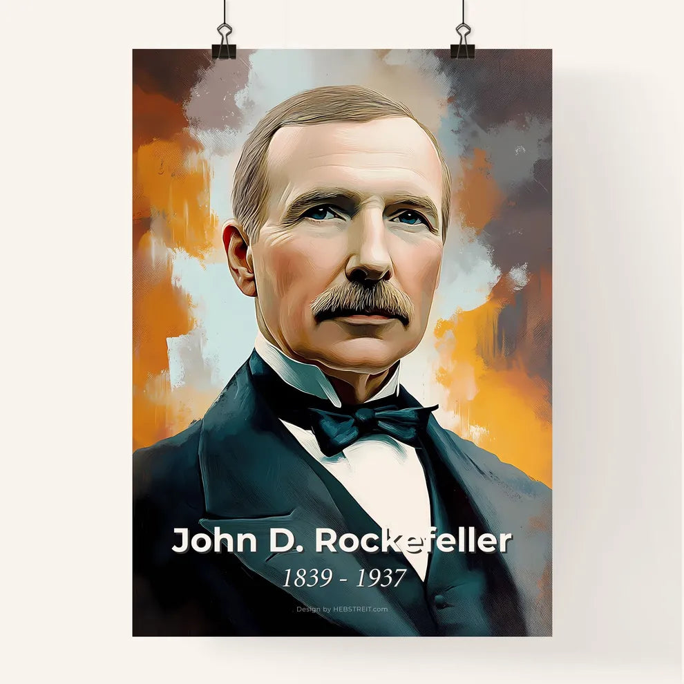 Portrait of John D. Rockefeller Poster