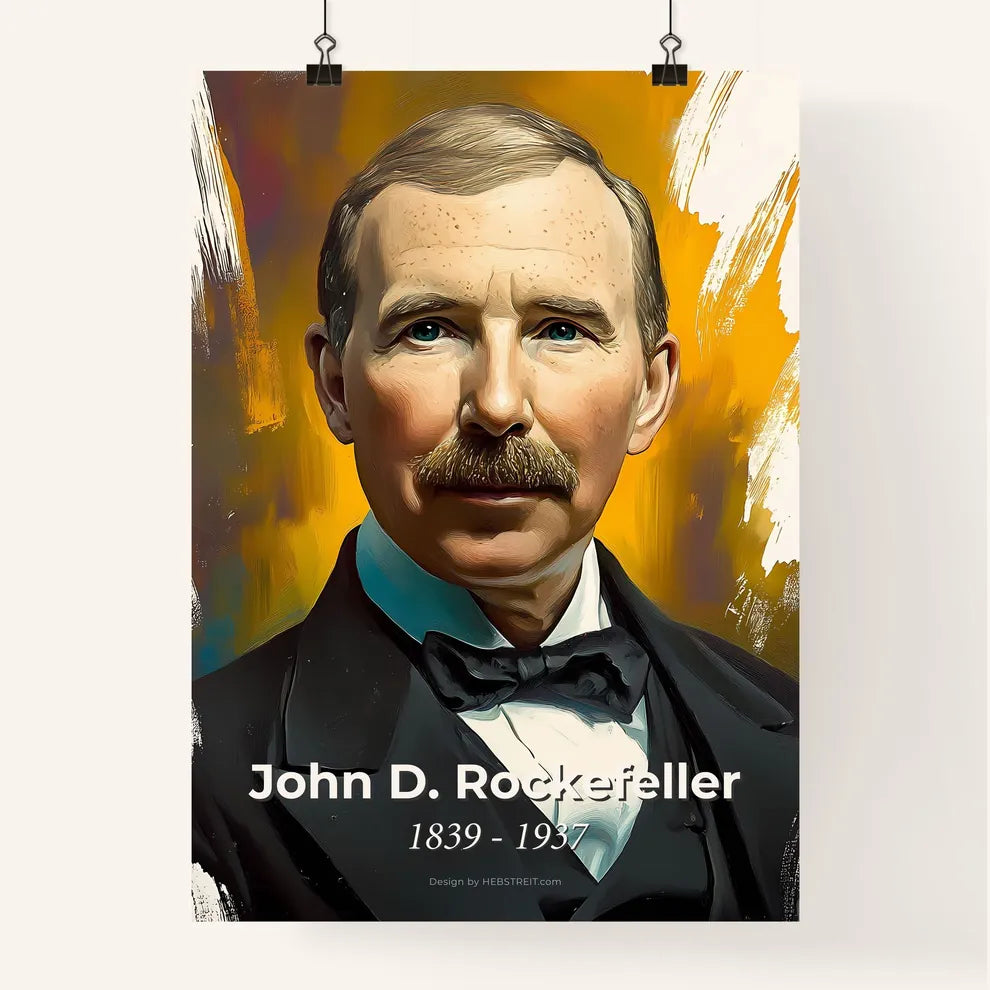 Portrait of John D. Rockefeller Poster