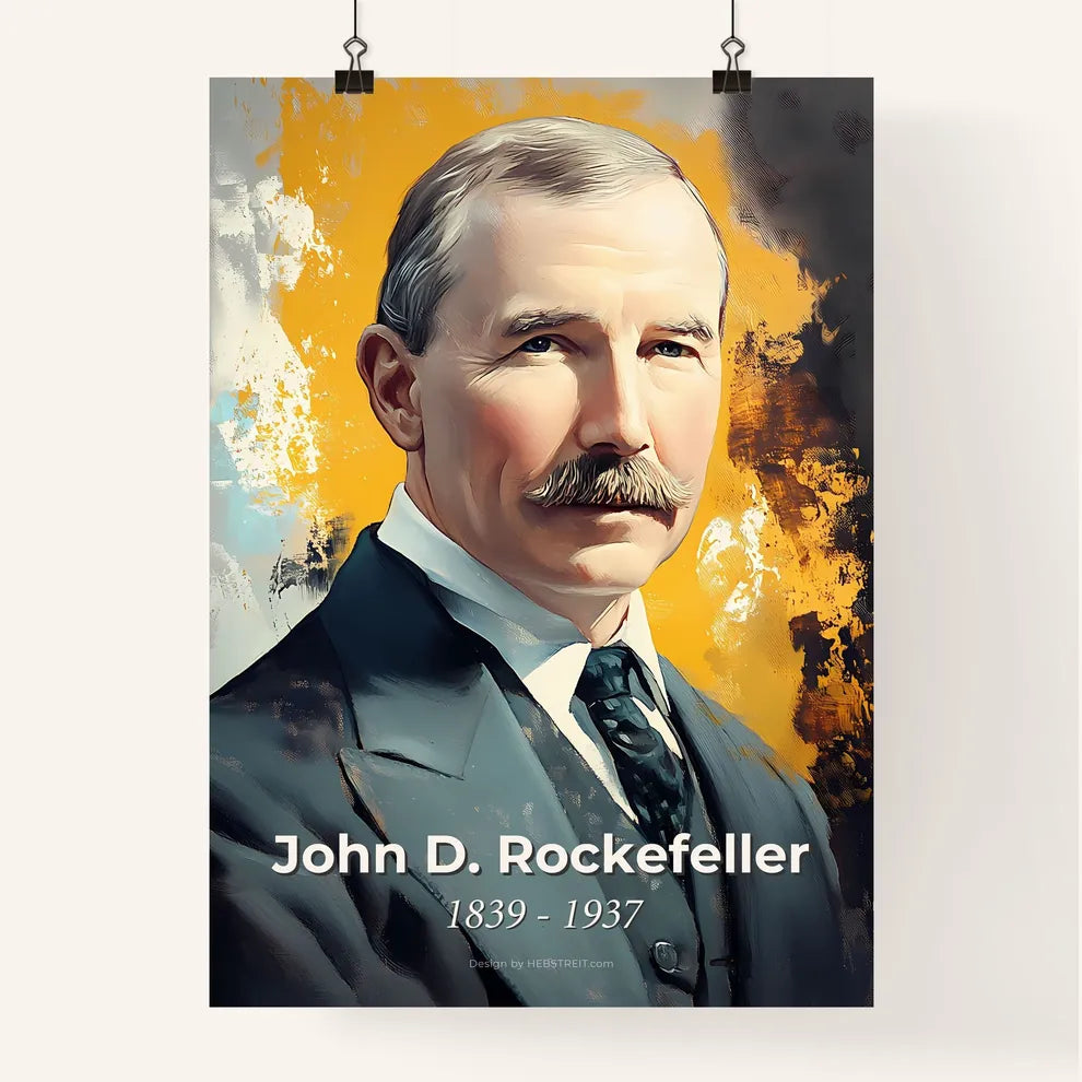 Portrait of John D. Rockefeller Poster