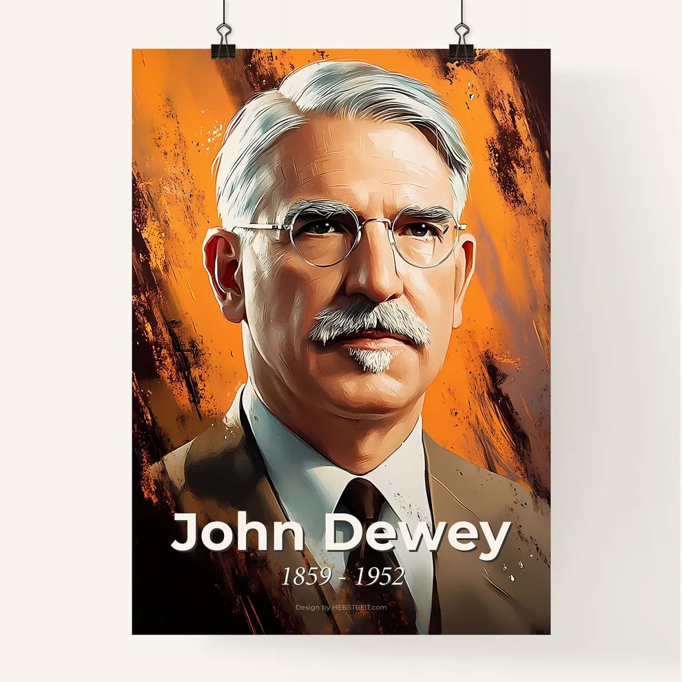 Portrait of John Dewey Poster