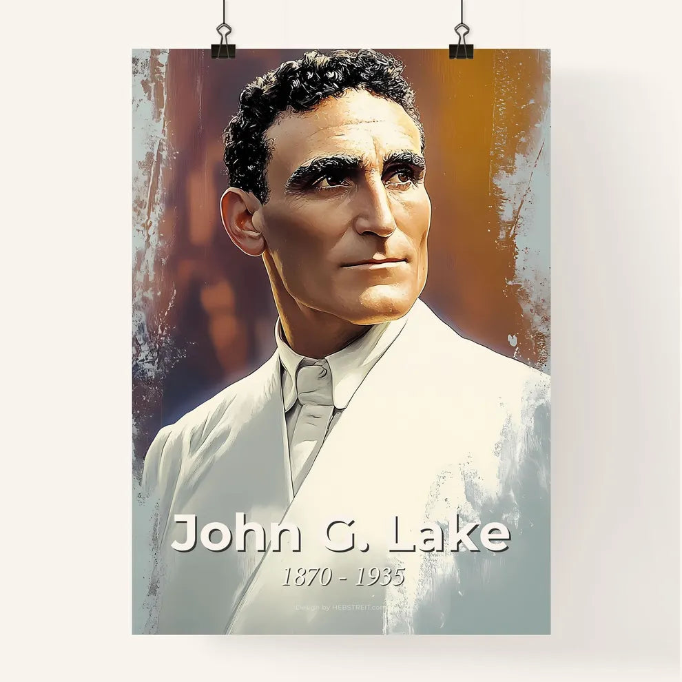 Portrait of John G. Lake Poster