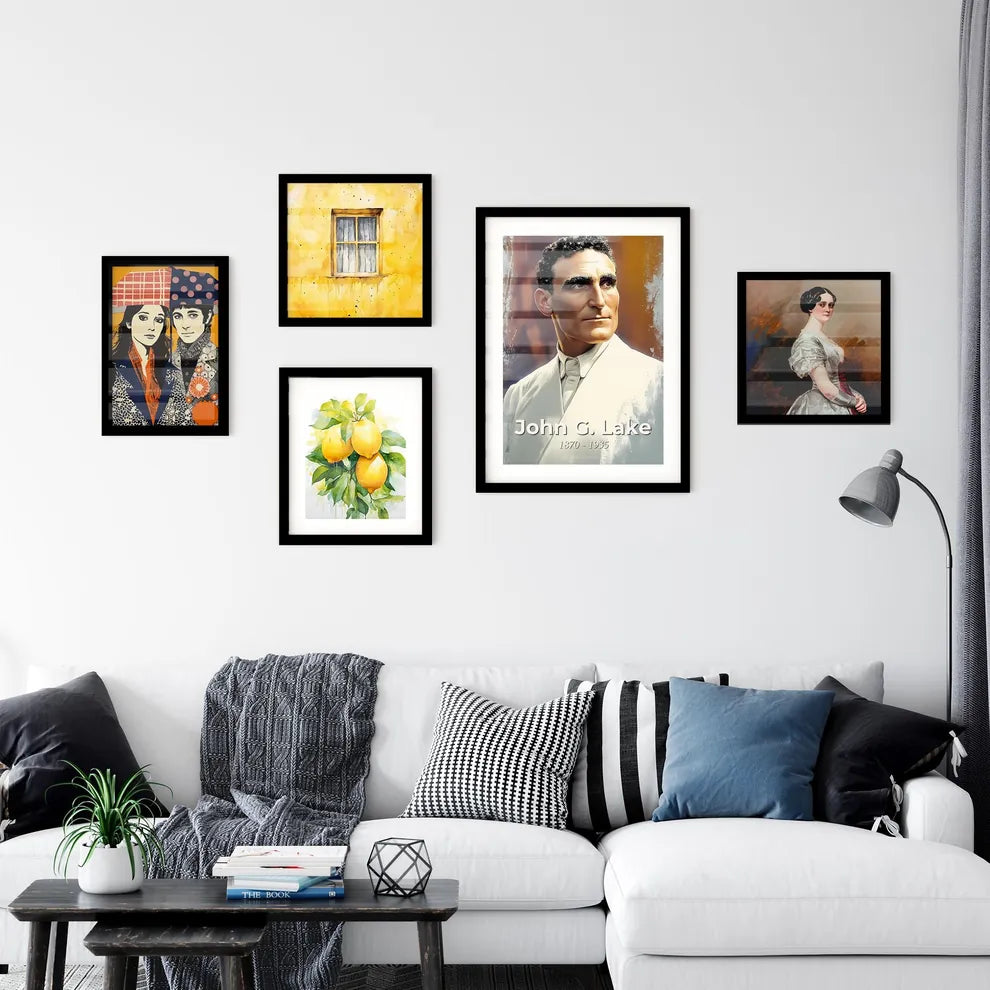 Portrait of John G. Lake Wall Art