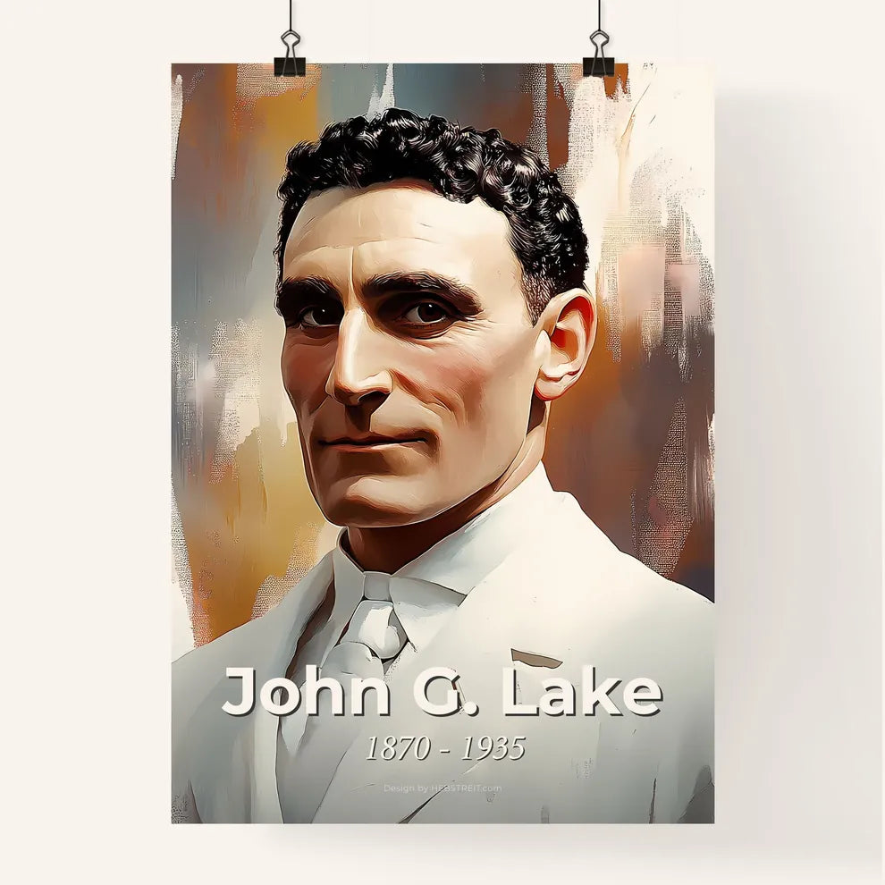 Portrait of John G. Lake Poster