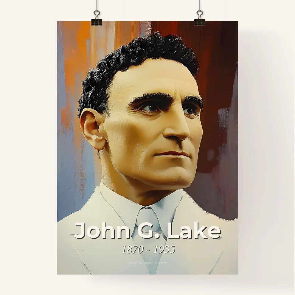 Portrait of John G. Lake Poster