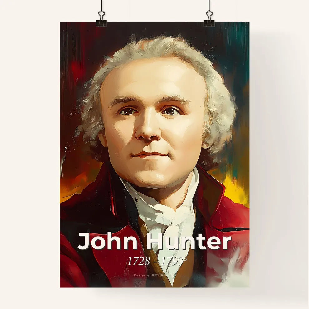 Portrait of John Hunter Poster
