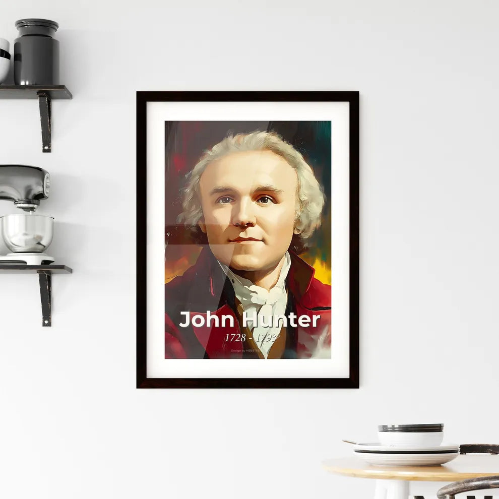 Portrait of John Hunter Framed Print