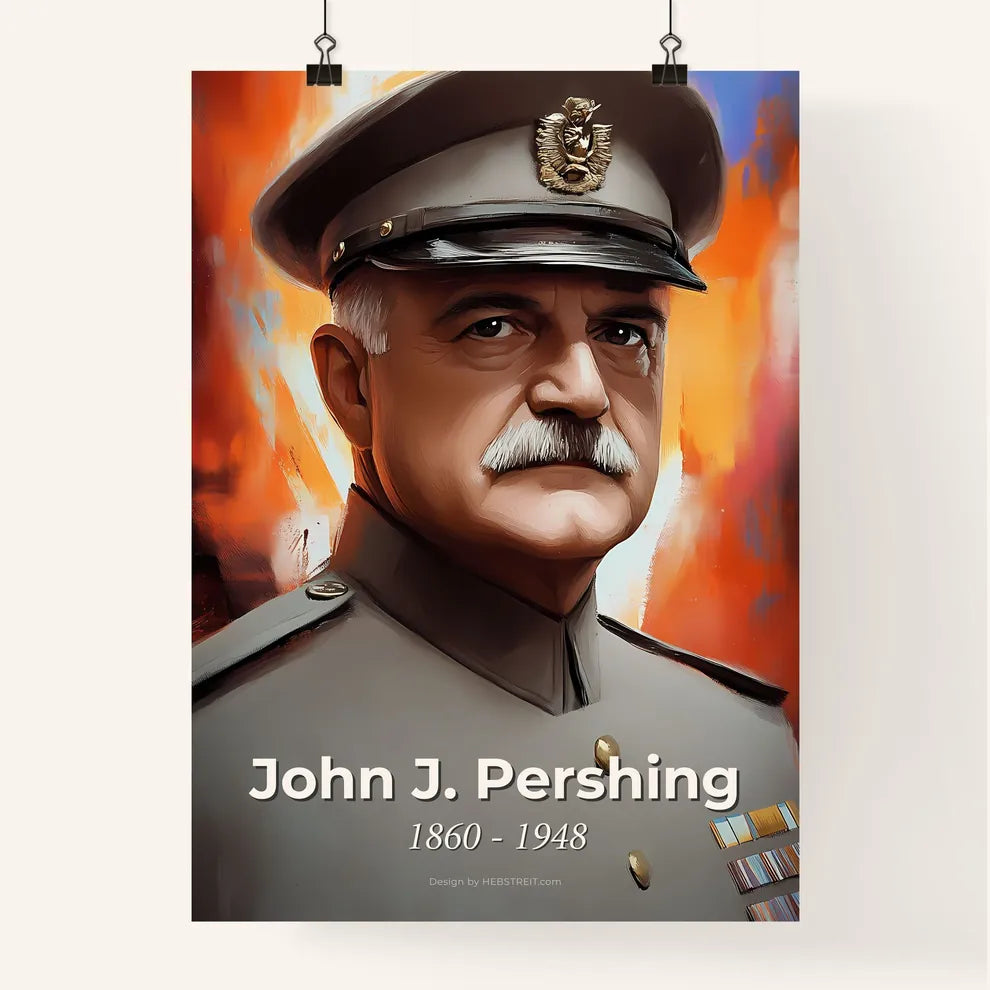 Portrait of John J. Pershing Poster