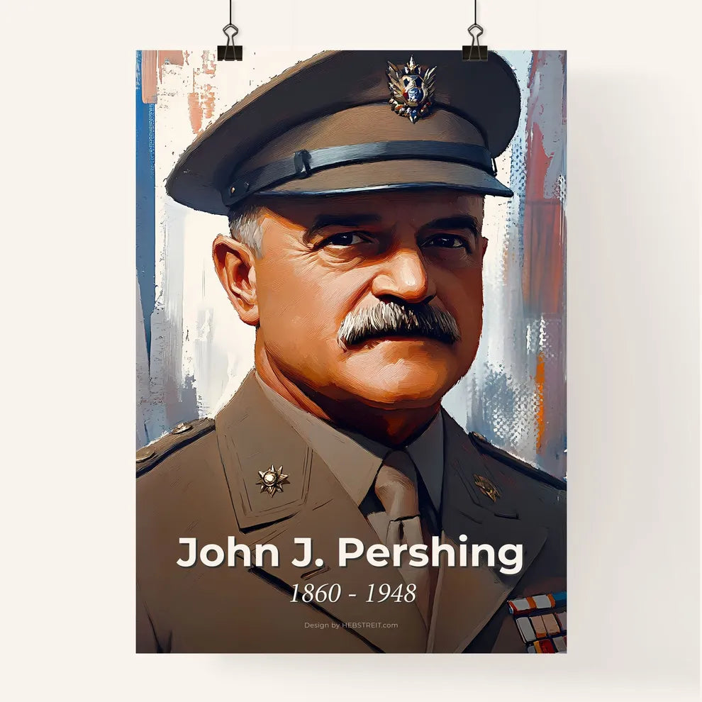 Portrait of John J. Pershing Poster
