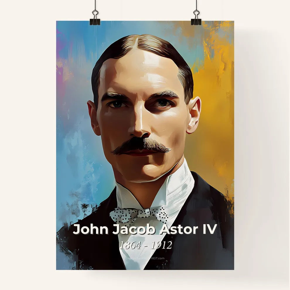 Portrait of John Jacob Astor IV Poster