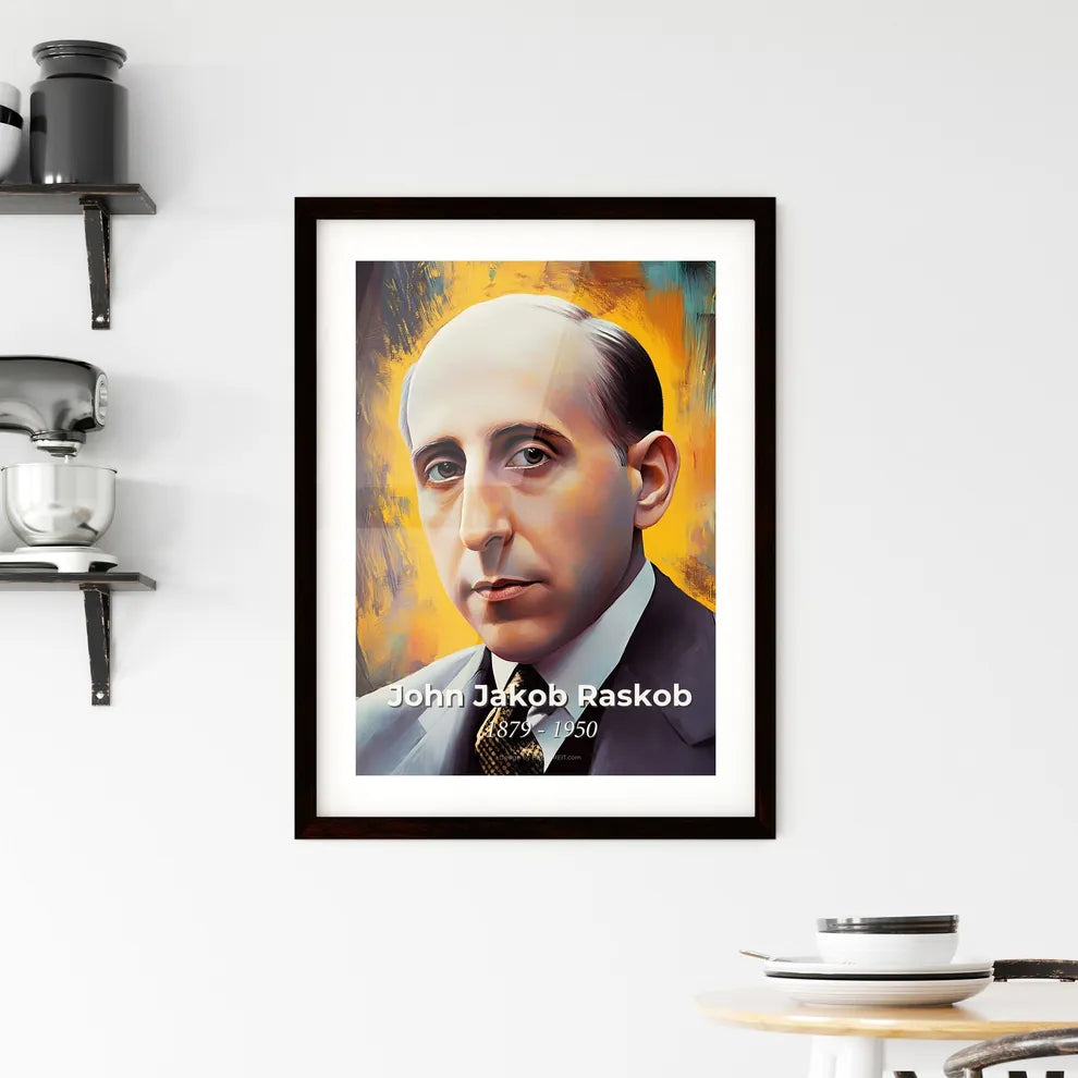 Portrait of John Jakob Raskob Framed Print