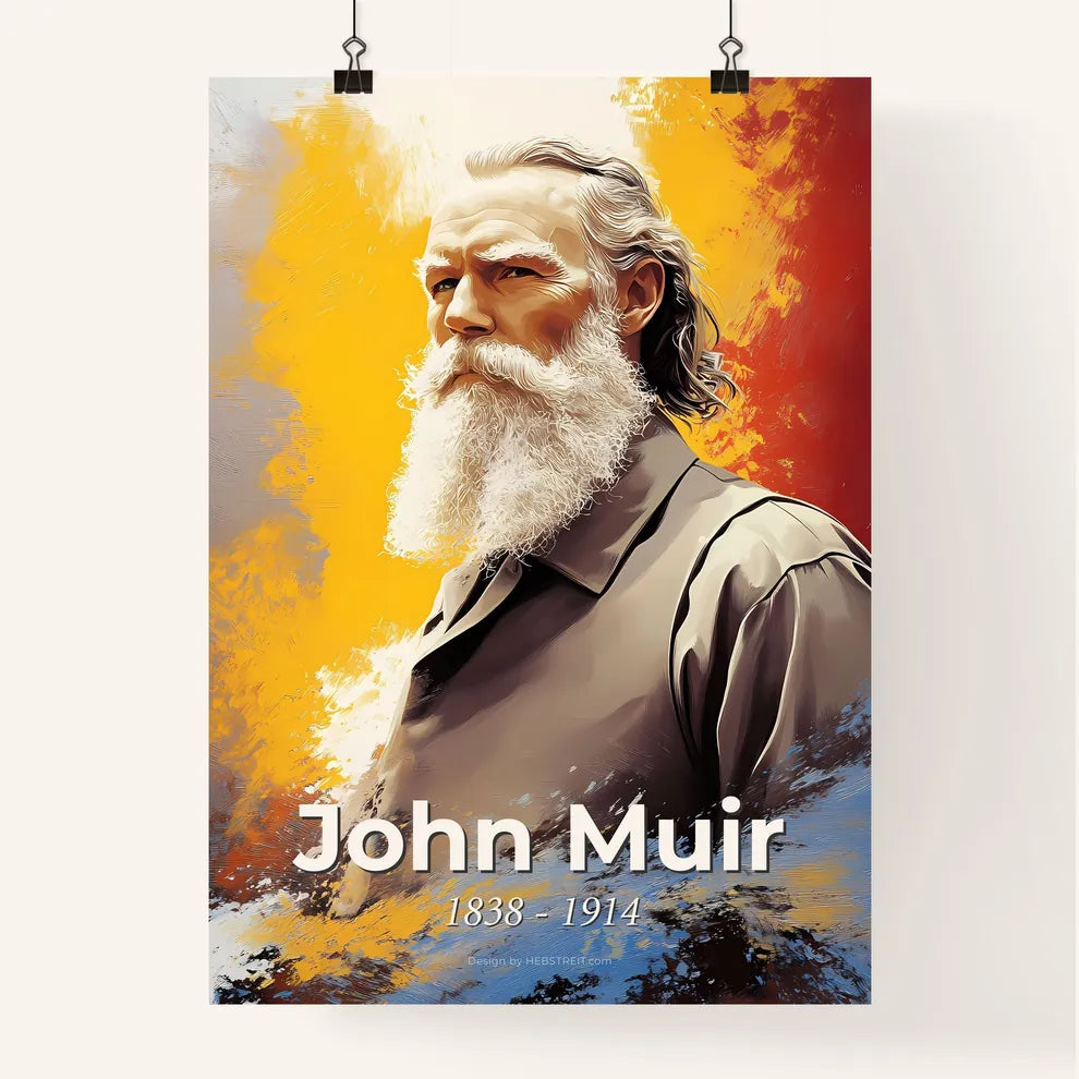 Portrait of John Muir Poster