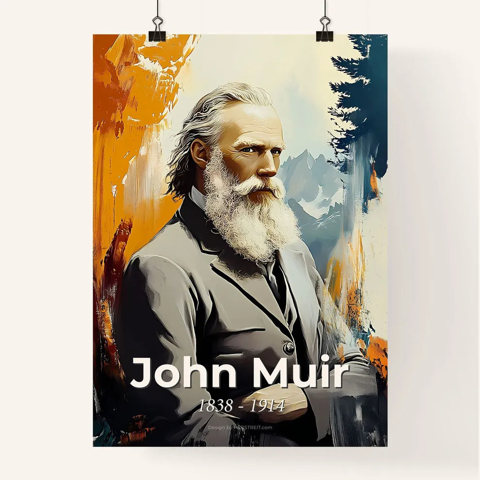 Portrait of John Muir Poster