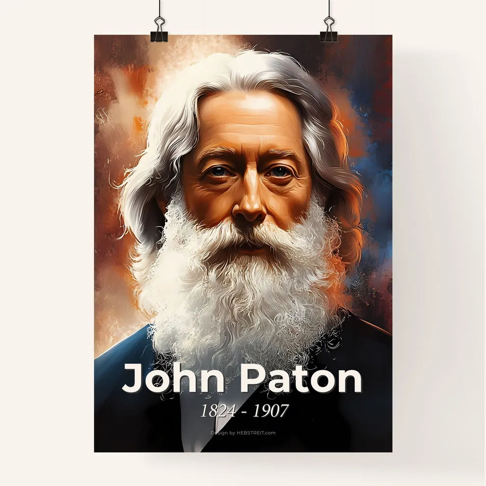 Portrait of John Paton Poster