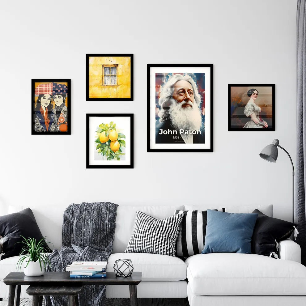 Portrait of John Paton Wall Art