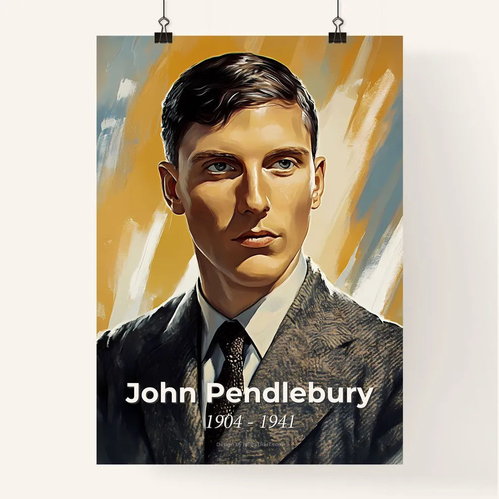 Portrait of John Pendlebury Poster