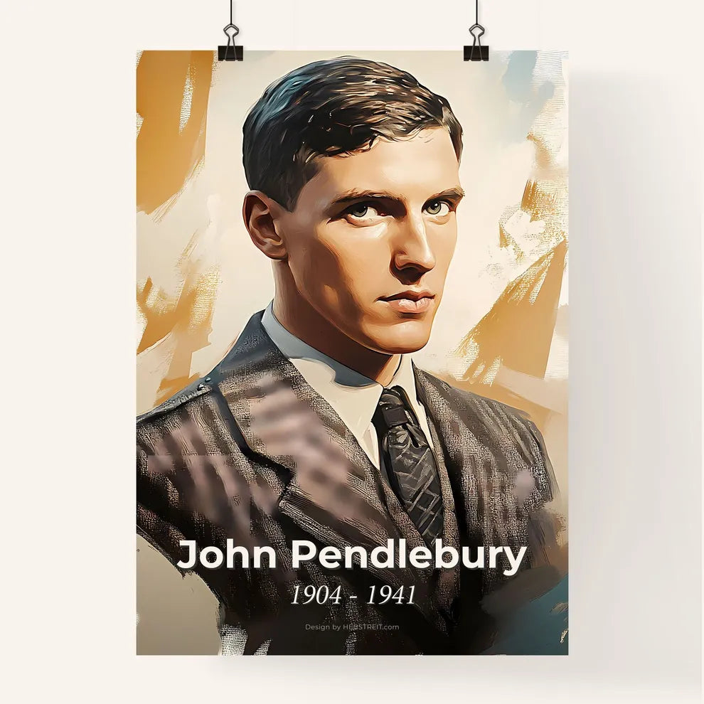 Portrait of John Pendlebury Poster