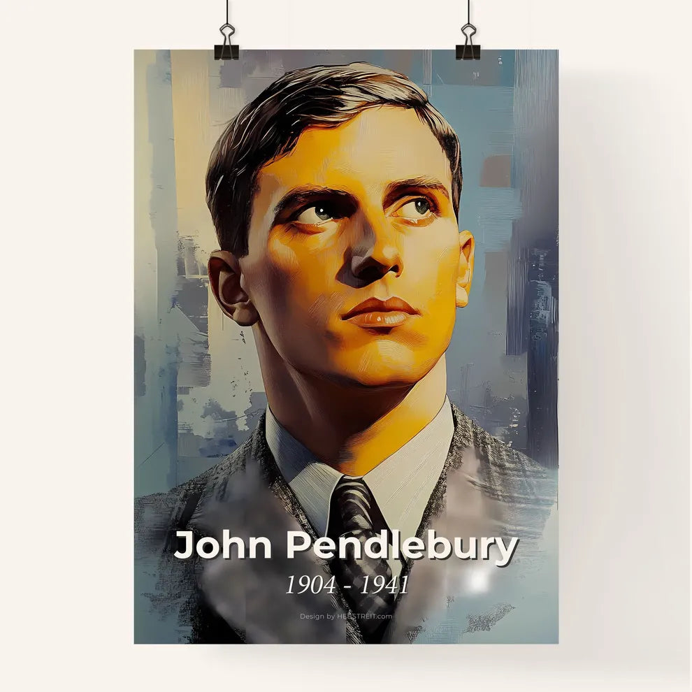 Portrait of John Pendlebury Poster